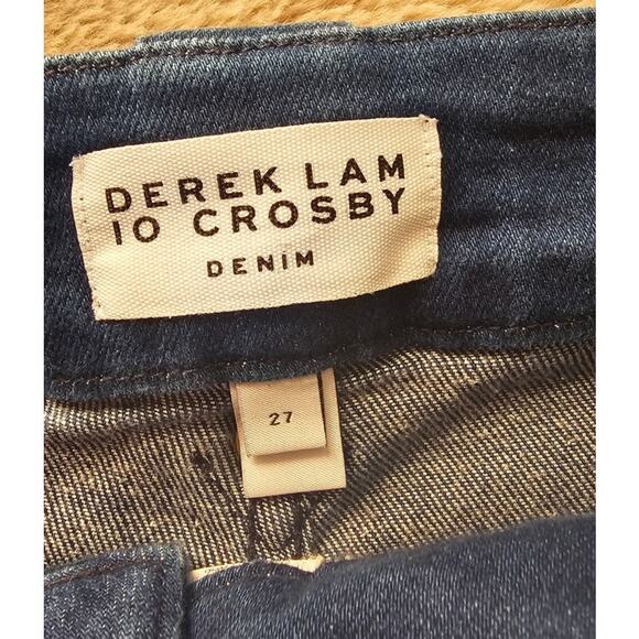 Derek Lam 10 Crosby Robertson Cropped Flare Denim Jeans, Womens Sz 27 - Picture 4 of 8